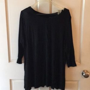 Lane Bryant black  long sleeve shirt 22/24